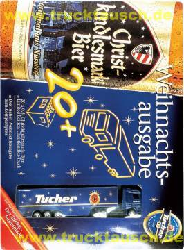 Tucher Christkindlesmarkt 2000 (2/4), mit Logo (Mohr), Blister bierkastengroß