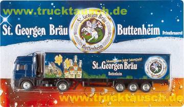 St. Georgen Bräu (Buttenheim) Ostern 2001, mit Hase, 4 Flaschen und Logo