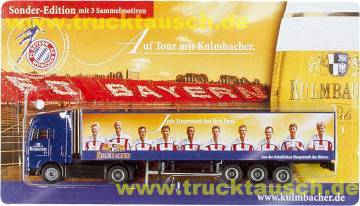 Kulmbacher Bayern München Sonder-Ed. 1/3, mit 10 Spielern in weiß-rotem Trikot