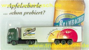 Bad Brambacher Apfelschorle, mit 2 Äpfeln und Logo