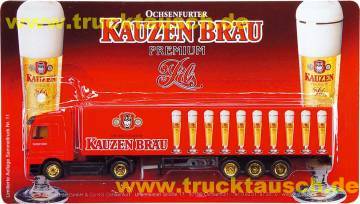 Kauzen Bräu (Ochsenfurt) Nr.11, mit Logo und 10 Gläsern
