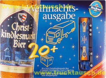 Tucher Nr.08/2001, Christkindles Collection 2001 (2/4), Christkindlesmarkt Bier, mit 2 liegende