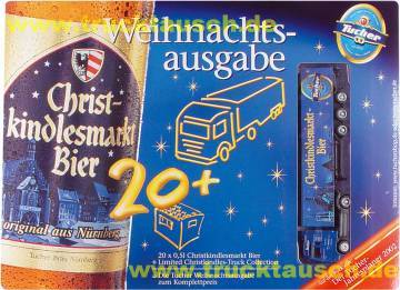Tucher Nr.10/2001, Christkindles Collection 2001 (4/4), Christkindlesmarkt-Bier, mit Etikett vo