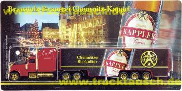 Braustolz (Chemnitz) Chemnitzer Bierkultur, Kappler Festbier (Weihnacht 2001), mit schräger Fla