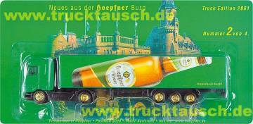 Hoepfner (Karlsruhe) Nr.2/4 (2001), Pilsner, himmlisch herb, mit schräger Flasche