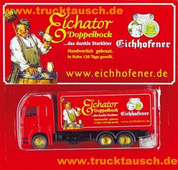 Eichhofener Eichator Doppelbock, mit Braumeister und Logo