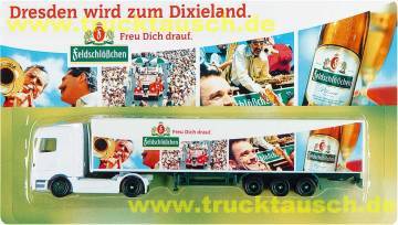 Feldschlößchen (Dresd./Braunschw.) Dresden wird zum Dixieland, mit 4 Fotos und Logo