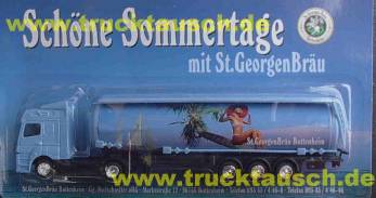 St. Georgen Bräu (Buttenheim) Schöne Sommertage, mit Frau auf Palme