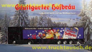 Stuttgarter Hofbräu Weihnachts-Bier (2002) - Endlich wieder da, mit Weihnachtsmann, großer Blis