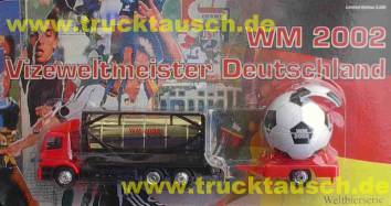 Truck of the World Nr. 2165, Deutschland, Fußball-Vize-Weltmeister 2002, mit Fußball als Schank