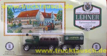 Lehner Rosenfelder Brauerei Nr.01, mit 2 Logos