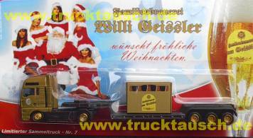 Geissler Willi Nr.07, wünscht fröhliche Weihnachten (2003), mit 5 Frauen und Weihnachtsmann auf