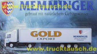 Memminger Gold Export, mit Logo