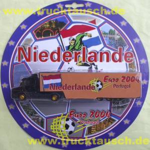 Fußball EM 2004 43216, Niederlande, mit Flagge
