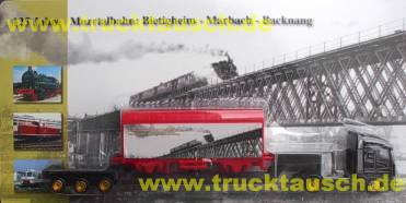 Murrtalbahn (Bietigheim-Marbach-Backnang) 125 Jahre, mit Neckarviadukt
