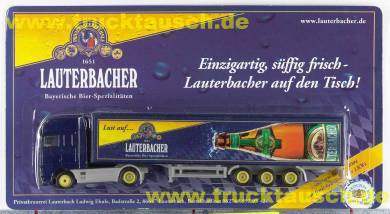 Lauterbacher (Ehnle) Ed..2004, Einzigartig, süffig frisch..., mit liegender Flasche