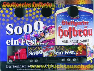 Stuttgarter Hofbräu Sooo ein Fest, Weihnachts-Bier (2004), großer Blister