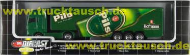 Dickie - Die Cast Truck Stop Trucker Service 07/12, Hofmann (Pahres), mit schräger Flasche (auf