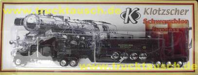 Klotzscher Schwarzbier Express, mit Dampflok