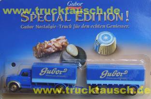 Gubor Schokolade (Köln) mit Schriftzug, Special Edition..., für echte Geniesser, mit 2 Pralinen