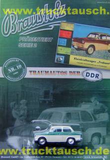 Braustolz (Chemnitz) DDR-Traumautos 10/2006, IFA Trabant P50 Limousine, 1/64