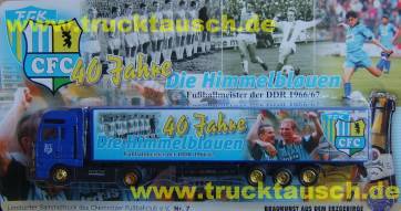 Einsiedler Fußball, Chemnitzer FC, Nr.07, 40 Jahre die Himmelblauen, mit Mannschaftsfotos