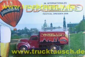 Feldschlößchen (Dresd./Braunschw.) 36. Dixielandfestival Dresden, 2006, Blister mit Heissluftba