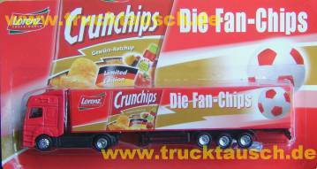 Lorenz Snack-World Crunchips, Die Fan-Chips, mit Fußball